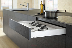 legrabox pure n,низкий,500 мм,белый шелк