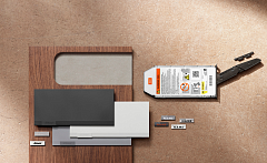 aventos hk i-01, [km 420 -1610] заглушки тёмно-серого цвета