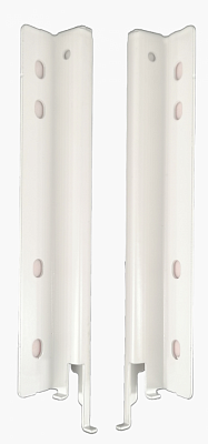 фото magic-pro крепление задней стенки h=172 мм, цвет - белый (0015530)