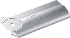 hf заглушка основная серая левая