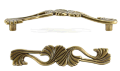 wmn.696.128.00e8 giusti. ручка-скоба, античное серебро,128мм