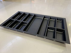 лоток для столовых приборов classico globe, в ящик legrabox 900/500, серый орион