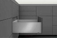 выдвижной ящик legrabox pure c,высокий,350 мм,серый орион