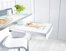 топ флекс телескопический, стол выдвижной 450-900 мм, h 127, без столешницы,цвет титан (0052360102)