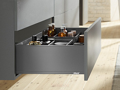 выдвижной ящик legrabox pure c,высокий,450 мм,серый орион