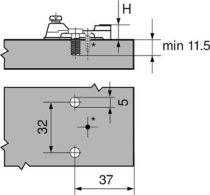 фото планка modul,0 мм,с евровинтами