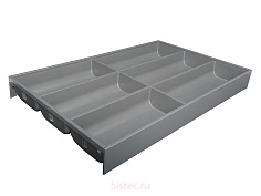 ambia-line. лотки, номинальная длина 500 мм, ширина 300 мм, сталь, орион серый