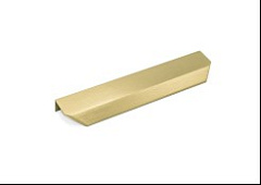 0375128l29 viefe. ручка vann, матовое темное золото, 128 мм