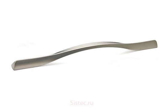 фото ручка c-3828.g5, fibbia, матовый никель, 256 мм, nomet (распродажа)
