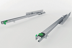 excel g550b направляющие r+l чв с плавным закрыванием, 350мм, + замки