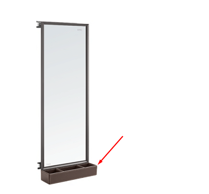 вставка для поворотного зеркала pure-pro lk l=340 (0022774)
