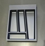 лоток для столовых приборов trend ii, в ящик 400/450, серый орион матовый