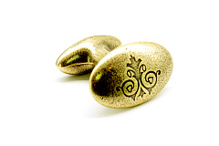 11.3754.68 metakor. ручка-кнопка regency с рисунком, бронза