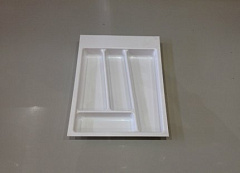 лоток для столовых приборов trend ii, в ящик 400/450, белый глянец