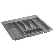 лоток для кухонных принадлежностей в ящик (505-540) х (391-490), шк 600 мм, серый