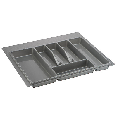 фото лоток для кухонных принадлежностей в ящик (505-540) х (391-490), шк 600 мм, серый