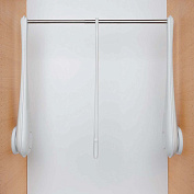 пантограф onli servetto для одежды, в корпус 600-1000 мм, корпус-белый, штанга-никель