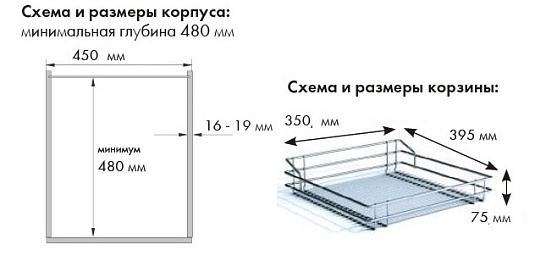 фото vauth-sagel tal gate-классик,450мм,выс.рамы 1200-1450мм,4 корз.выдв.колонна