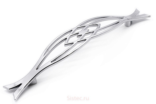 фото ur40-g0004 gamet. ручка-скоба anima, хром, 128 мм