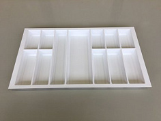 лоток для столовых приборов classico globe, в ящик legrabox 900/500, белый матовый