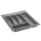 лоток для кухонных принадлежностей в ящик (355-390) х (391-490), шк 450 мм, серый