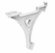 кронштейн сетчатой полки, белый (708)