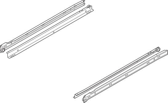 фото направляющие standard,350 мм, крем