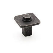 ручка-кнопка kentucky 19.4121.53 чугун, 27х27, metakor