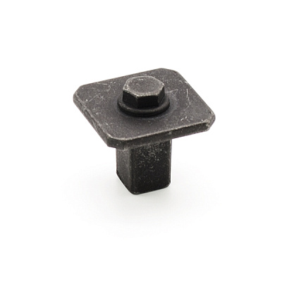 фото ручка-кнопка kentucky 19.4121.53 чугун, 27х27, metakor