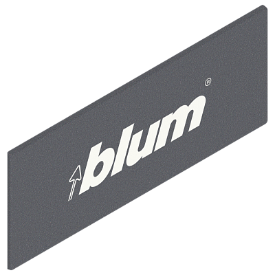 фото заглушка antaro симметричная, светло-серая с логотипом