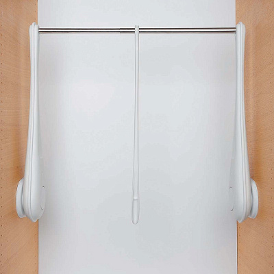 пантограф onli servetto для одежды, в корпус 730-1190 мм, корпус-белый, штанга-никель
