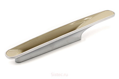uu07-0096-g0008-p43 gamet. ручка cameleon (с  углублением), кофе/матовый хром, 96 мм