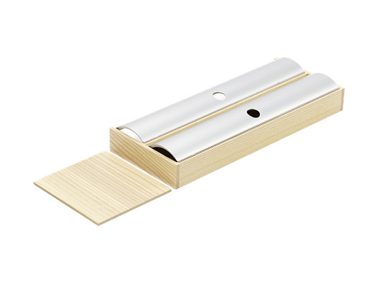 фото держатель для фольги, файнлайн линик 300 мм, 137x472x45 мм, 1 шт, цвет ясень светлый (0092100378)