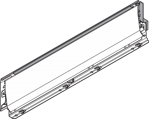 фото царга l intivo 450мм, бел. шелк,l