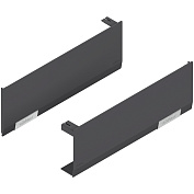 hf/hs/hl top заглушка основная, тёмно-серая + малая симметр. нерж., l+r