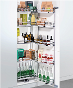 тандем ii, комплект 600 мм, н1700, 5 полок, арена классик, цвет хром,(2376540005)