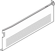 выдвижной ящик metabox  150x400 мм