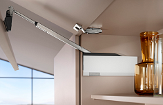 подъемный механизм blum aventos hf top 01-2 (f25, f32) [км 2700-13500 ,480-610мм] заглушки белого цвета