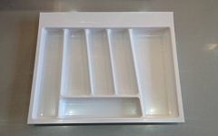 лоток для столовых приборов trend ii, в ящик 600/450, белый глянец