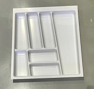 лоток для столовых приборов trend ii, в ящик 500/500, белый глянец