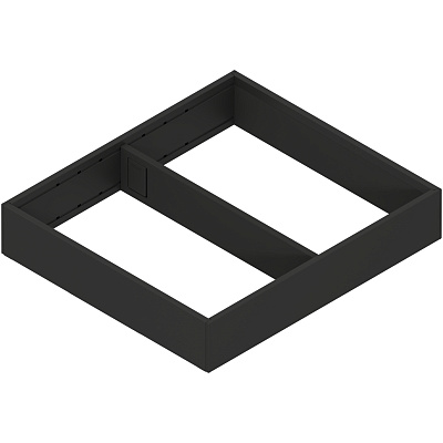 фото ambia-line рамки нд от 270мм, ш 242мм, сталь,терра-черный