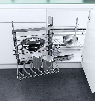 фото vauth-sagel волшебный угол классик,расп.фасад,шир.фасада 450-600 мм, выдвижение - левое