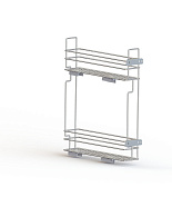 бутылочница 300 мм с направляющими blum tandem, хром (гальваника) (1471)