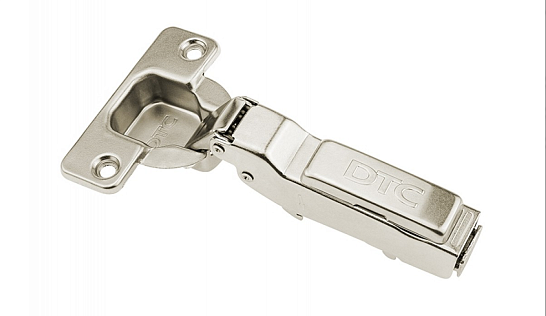 фото петля 100° dtc pivot pro click-on полунакладная с доводчиком 45мм (0017298)