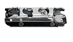 планка clip прямая,0 мм,эксцентр. рег. черный оникс