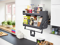 ай мув 2 полки, 600 мм, комплект, цвет антрацит, дно антрацит, антислип, 1 уп. (0217129846)