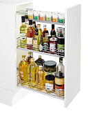 комфорт ii 300 мм,комплект,левый(напр.справа)2 полки+ полка/специй,арена класси, цветтитан,дно серый