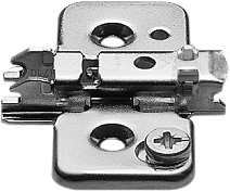 планка clip,подъем 0 мм,под саморезы с эксцентр.рег.