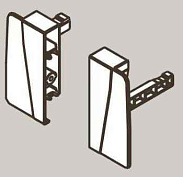 dragon-box крепление передней панели внутреннего ящика (высота м), цвет - белый (0015509)