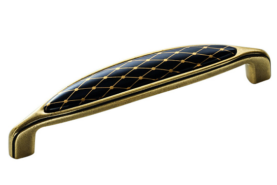 фото 15178p128b4.07 marella ручка-скоба cosmopolitan, состаренное золото, 128мм